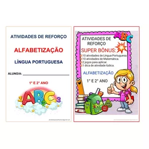 Imagem de capa para o Ebook Atividades de reforço para a alfabetização!