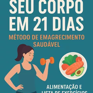 Imagem de capa para o Ebook Transforme Seu Corpo em 21 Dias – Método de Emagrecimento Saudável