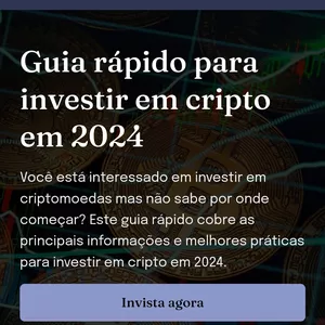 Guia rápido para investir em criptomoedas 2024