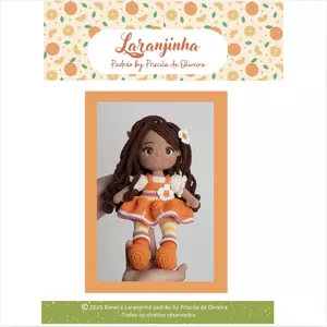 Imagem de capa para o Curso online Amigurumi da Laranjinha| Padrão by Priscila de Oliveira