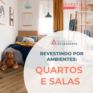Imagem de capa para o Curso online Revestindo por Ambientes: Quarto e Sala