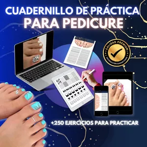 Imagen de portada para Ebook Plantillas de práctica para pedicure 