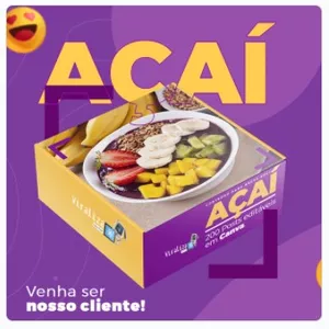 Imagem de capa para o Curso online Pack com 200 Artes de Redes Sociais para Açaíteria + Bônus