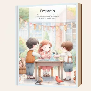 Imagem de capa para o Ebook 21 Flash Cards, Versículos para memorização, Livreto Virtudes para as crianças!