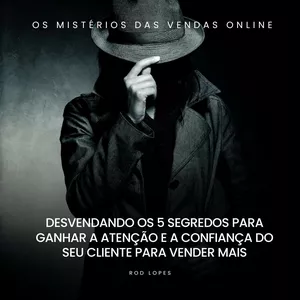 Imagem de capa para o Ebook Os Mistérios Das Vendas Online