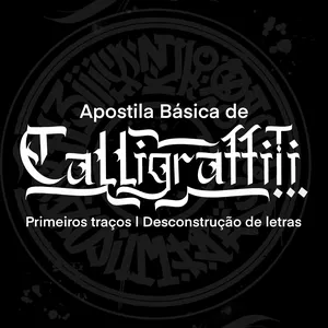 Imagem de capa para o Ebook Apostila Básica de Calligraffiti Mari Monteiro