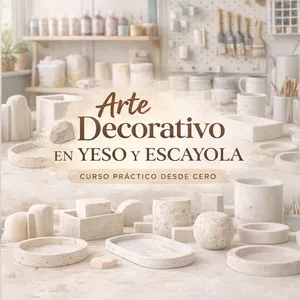 Imagen de portada para Curso online Arte decorativo en yeso y escayola