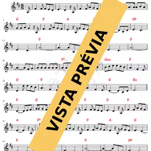Imagem de capa para o Ebook 🎼 Te agradeço - 2803 - Diante do Trono - Tutorial Partitura e Teclado Fácil