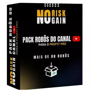 Imagem de capa para o Curso online Pack de Robôs do Canal do You Tube No Risk No Gain para o Profitchart
