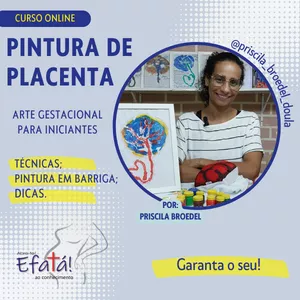 Imagem de capa para o Curso online PINTURA DE PLACENTA by Efatá - Arte Gestacional para Iniciantes