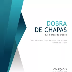 Imagem de capa para o Ebook Coleção 03.1 - Conformação - Força de Dobra