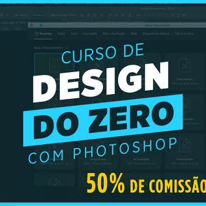 Imagem de capa para o Curso online Curso de Design com Photoshop 2020
