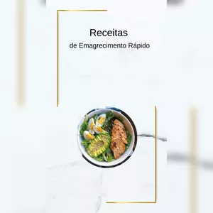 Imagem de capa para o Ebook Receitas de Emagrecimento Rápido 