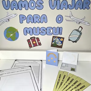 Imagem de capa para o Ebook Viagem virtual para o museu 