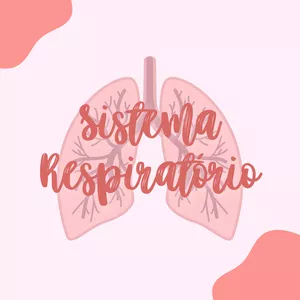 Imagem de capa para o Ebook Mapas Mentais - Sistema Respiratório 🫁✨️