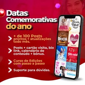 Imagem de capa para o Curso online PACK Datas Comemorativas do Ano