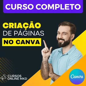 Imagem de capa para o Curso online Curso Criação de Landing Pages no Canva