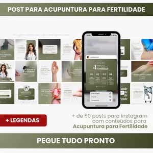 Curso PACK PARA ACUPUNTURA PARA FERTILIDADE