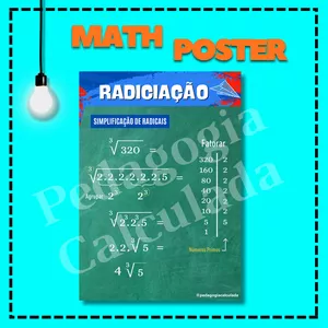 Imagem de capa para o Ebook MathPoster - Simplificação de Radicais