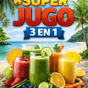 Imagen de portada para Curso online SÚPER JUGO 3 EN 1