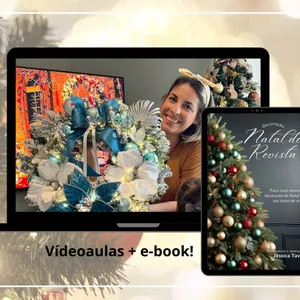 Imagem de capa para o Curso online Decoração Natal de Revista