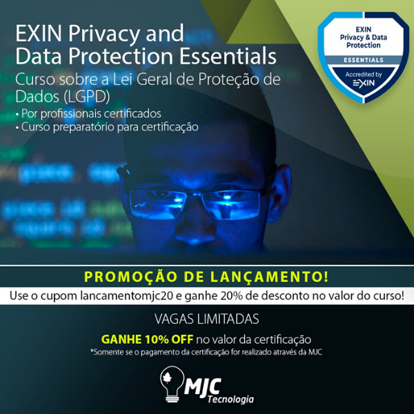 Imagem de Curso Privacy & Data Protection Essentials - LGPD criado por MJC Tecnologia na hotmart