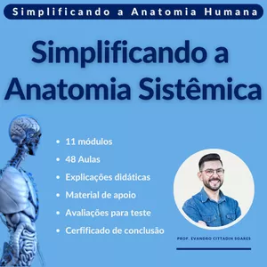 Imagem de capa para o Curso online Simplificando a Anatomia Sistêmica 