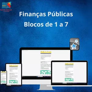 Imagem de capa para o Curso online Flashcards de Finanças Públicas / CNU - Blocos de 1 a 7 (Pós-Edital)