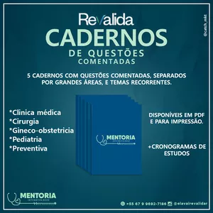 Imagem de capa para o Ebook COMBO FACILITA REVALIDA. 1° FASE 