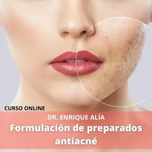 Imagem principal do produto Curso online Formulación de Preparados Antiacné del Dr. Alía