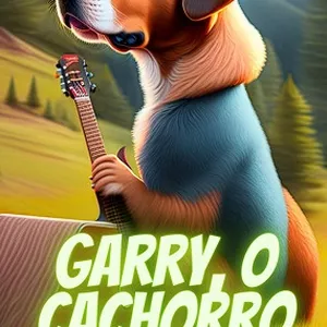 Imagem de capa para o Ebook Ebook infantil - Gary, o cachorro músico