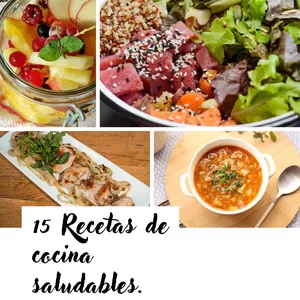 Imagen de portada para Ebook 15 Recetas de Cocina saludable