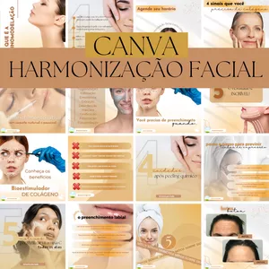 Curso CANVA HARMONIZAÇÃO FACIAL