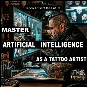 Cover image for Online course Master Artificial Intelligence as a Tattoo Artist