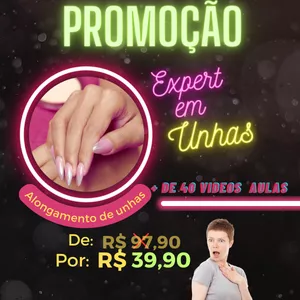 Imagem de Curso Expert em Unhas criado por Brinks Produtos Digitais na hotmart