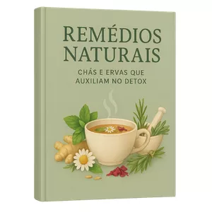Imagem de capa para o Ebook Remédios Naturais – Chás e Ervas que Auxiliam no Detox