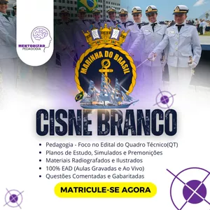 Imagem de capa para o Curso online Turma Cisne Branco - MARINHA Quadro Técnico