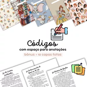 Imagem de capa para o Ebook Códigos com espaço para Anotações