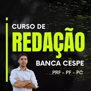 Imagem de capa para o Curso online Curso de Redação CEBRASPE 2025