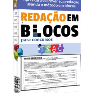 REDAÇÃO EM BLOCOS PARA CONCURSOS por Douglas Tybel