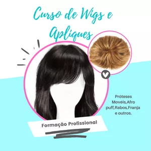 Imagem de capa para o Curso online Curso de Confecção de Perucas Wigs e apliques 