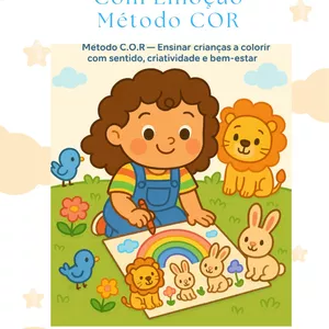 Imagem de capa para o Ebook Colorir com Emoção 