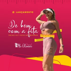 Imagem de capa para o Curso online De Bem com a Fita - Treino HIIT Foco no Abdômen