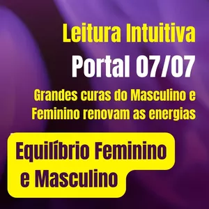 Imagem de capa para o Curso online Equilíbrio ☯️ Portal 07/07 - Não é hora de tomar nenhuma ação.. confie!