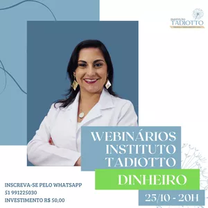 Imagem de capa para o Curso online Webinário Dinheiro 
