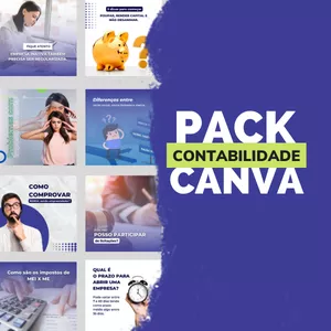 Curso Pack Canva Contabilidade