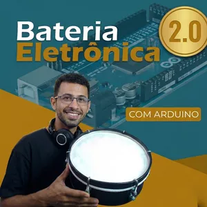 Imagem de capa para o Curso online Curso Bateria Eletrônica Caseira com Arduino 2.0