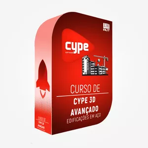 Imagem de capa para o Curso online Cype 3D - Edificações em Aço