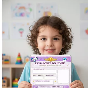 Imagem de capa para o Ebook PASSAPORTE DO NOME &amp; DA PALAVRA DO DIA 🧠💙