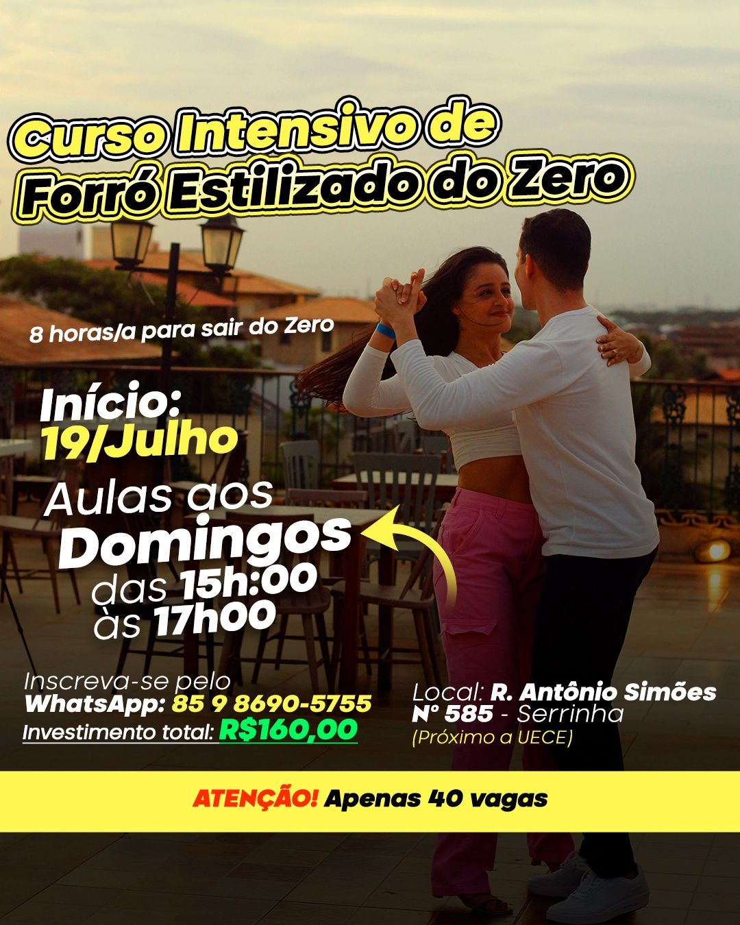 Aulas de forró em fortaleza